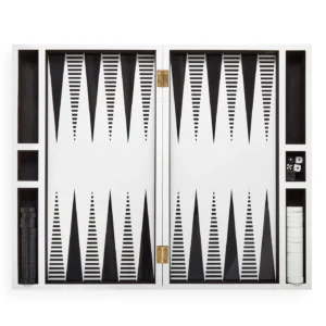 OP ART BACKGAMMON SET