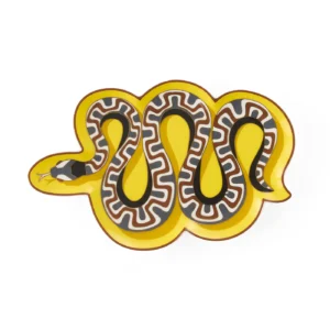 SNAKE TRINKET TRAY - YELLOW - 35264