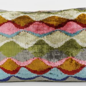 KISSENHÜLLE HANDMADE SILK/ VELVET MULTI