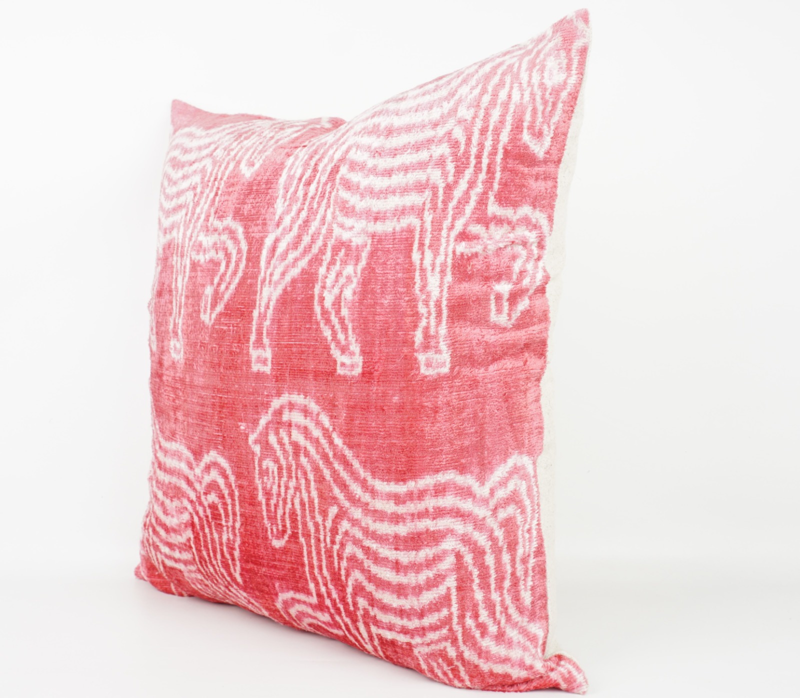 KISSENHÜLLE HANDMADE SILK/ VELVET SORBET-PINK