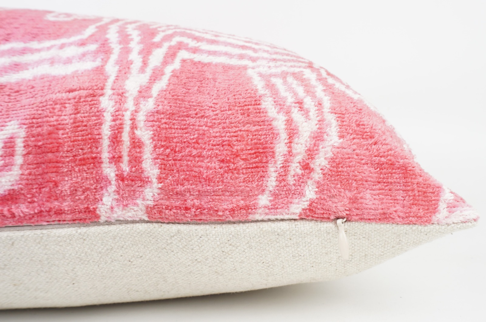 KISSENHÜLLE HANDMADE SILK/ VELVET SORBET-PINK