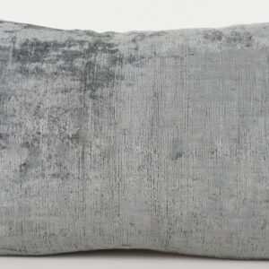 KISSENHÜLLE HANDMADE SILK/ VELVET GRAU